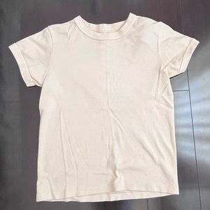 Cream T-Shirt - Brandy Melville